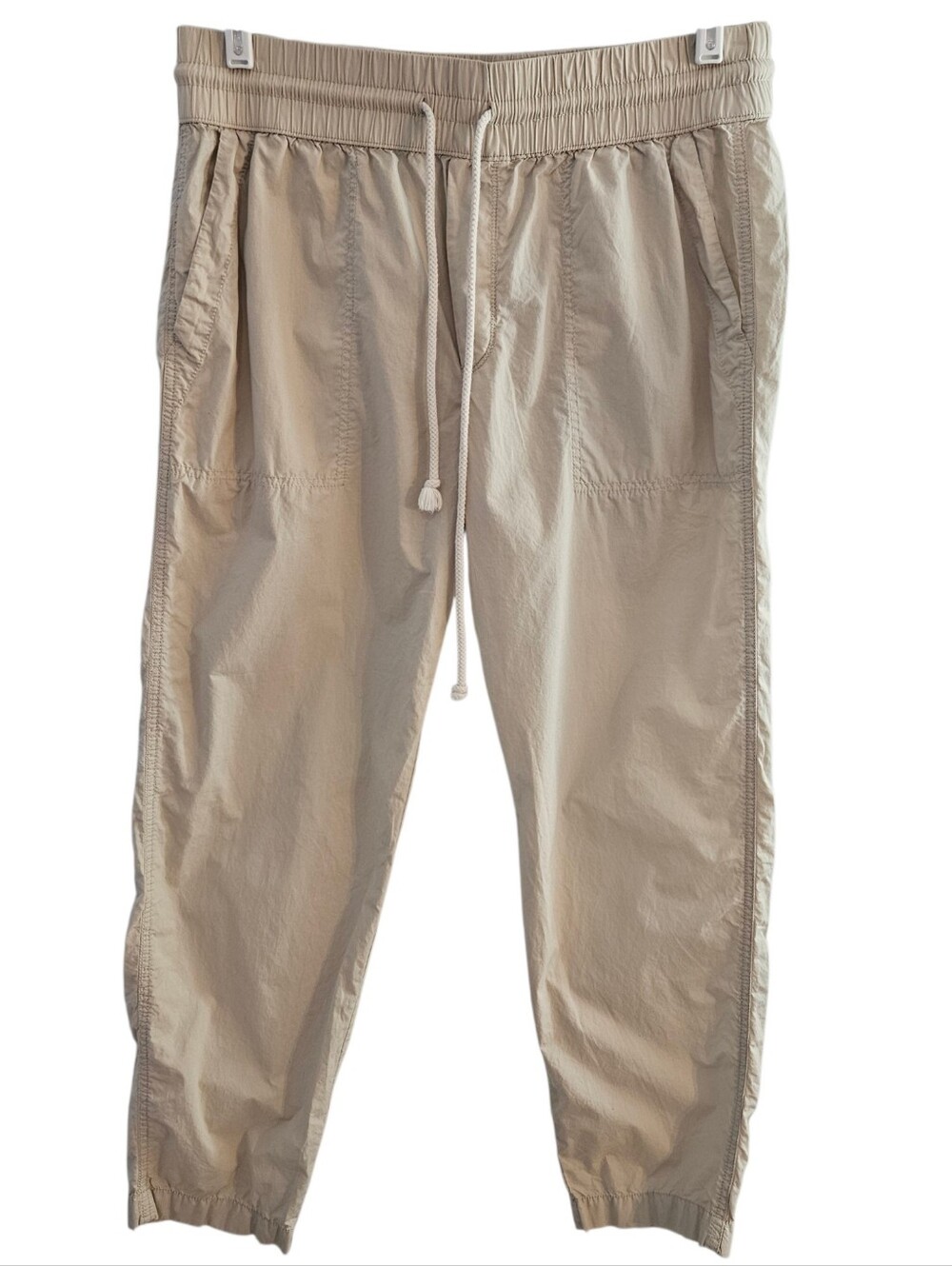 Lou & Grey Jogger-Style Pants  N let's take a beutral, Khaki or Beige Minimalist
